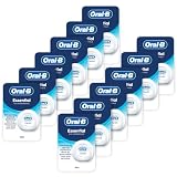 Oral-B Filo Interdentale Cerato, Essential Floss, Neutro 12x50m