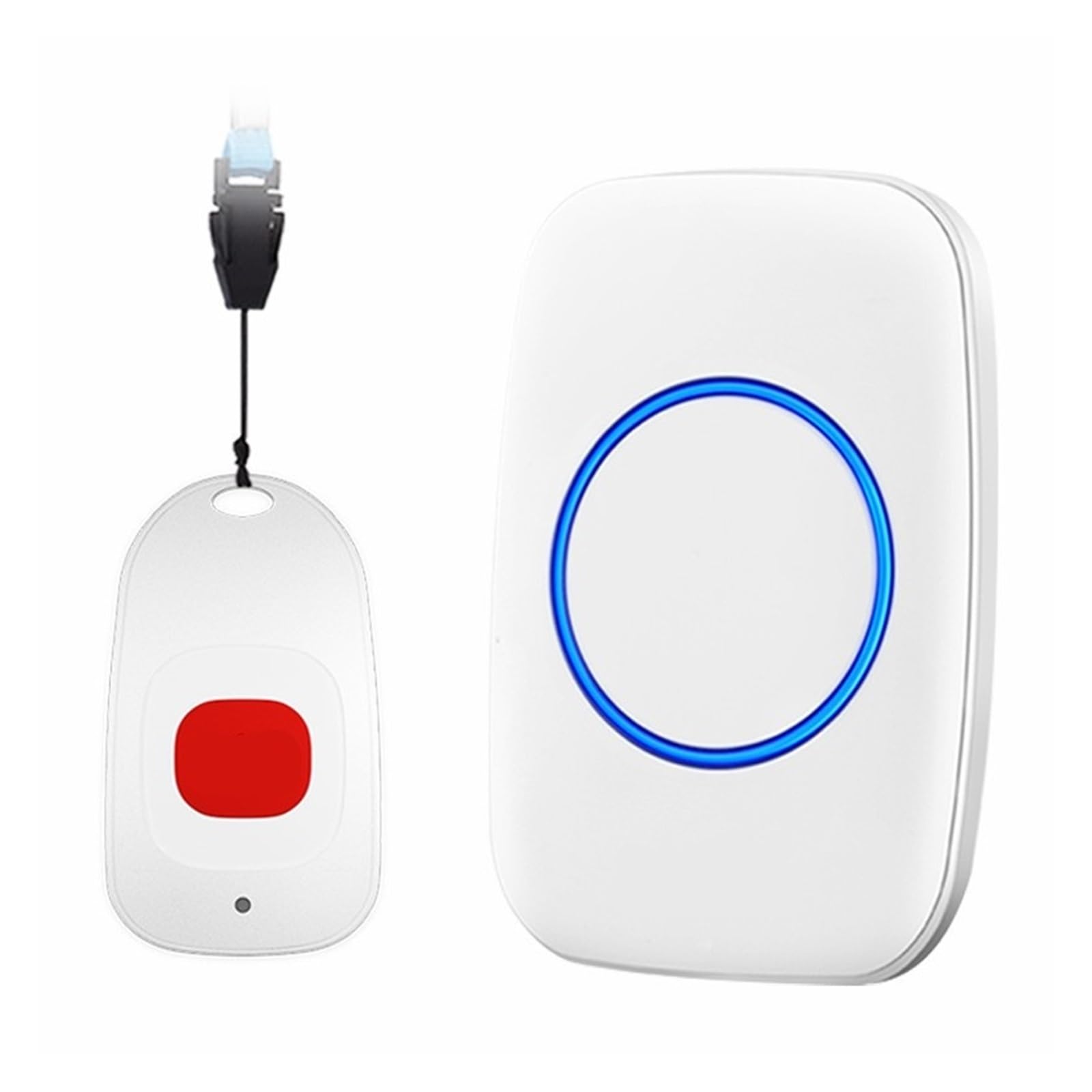 Récepteur étanche C10 blanc pour sonnette de porte avec volume réglable