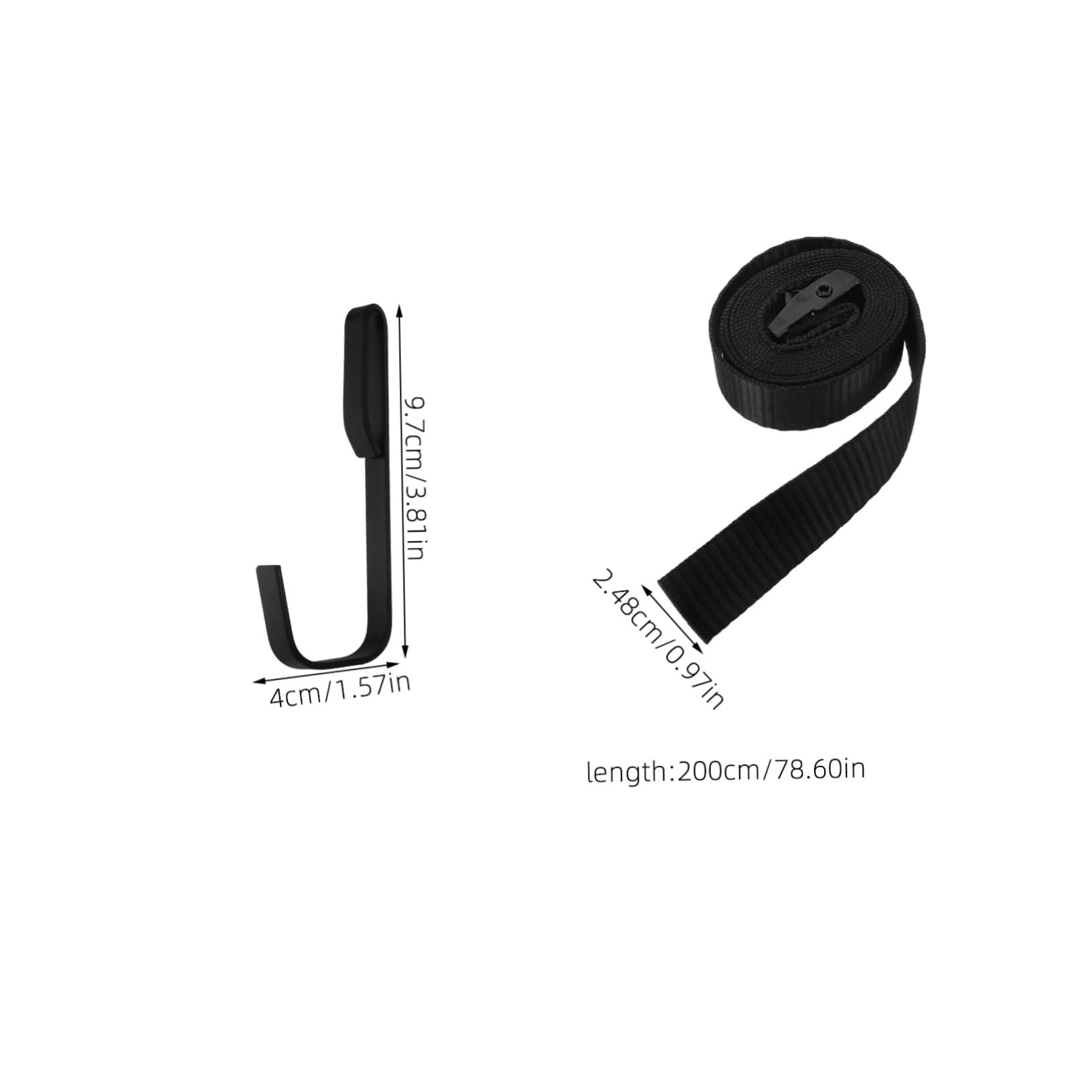 GOOHOCHY Tree Stand Straps and Hooks Set Hunting Safety Harness for Outdoor Use Versatile Tree Strap Hangers for Climbing St