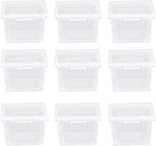 1Pc Reptile Terrarium, Tarantula Enclosure Reptile Tank Reptile Enclosure Critter Keeper Jumping Spider Enclosure Snail Habitat Reptile Terrarium Feeding Box for Reptiles