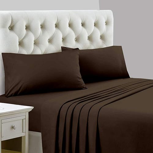 Miniatura 3 de Texas King - Juego de sábanas de 4 piezas de alta calidad que se adapta a colchones de hasta 22 pulgadas de profundidad, sábanas bajeras de