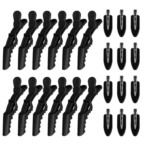24 pinzas para cabello de estilizado, set de clips miniatura 1