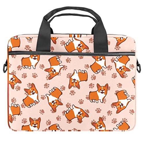 Sacoche PC portable motif Corgi 13.3 pouces idéal pour le télétravail