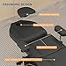 DeerDean Hydraulic Tattoo Chair Bed for Client with Adjustable Armrests & Height 500lbs Capacity Facial Chairs for Esthetician Bed for Beauty Spa