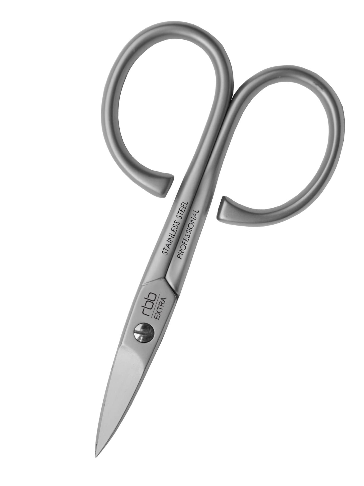 RBB by Gimap Manicure Nail Scissors Curved 3.5 in, Silver