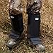 GearOZ Snake Gaiters Snake Chaps, Waterproof Lower Legs Snake Guards, Snake Bite Protective Gaiters, Anti-Snake Boots for Men/Women, Adjustable Size for Hunting/Hiking/Farm Working, Black