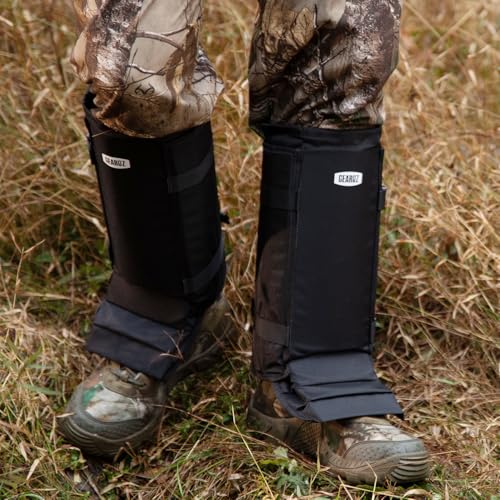 GearOZ Snake Gaiters Snake Chaps, Waterproof Lower Legs Snake Guards, Snake Bite Protective Gaiters, Anti-Snake Boots for Men/Women, Adjustable Size for Hunting/Hiking/Farm Working, Black by GearOZ - Image 8