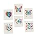 Fun Express 72 Rainbow Glitter Temporary Tattoos/Party Favors Novelty