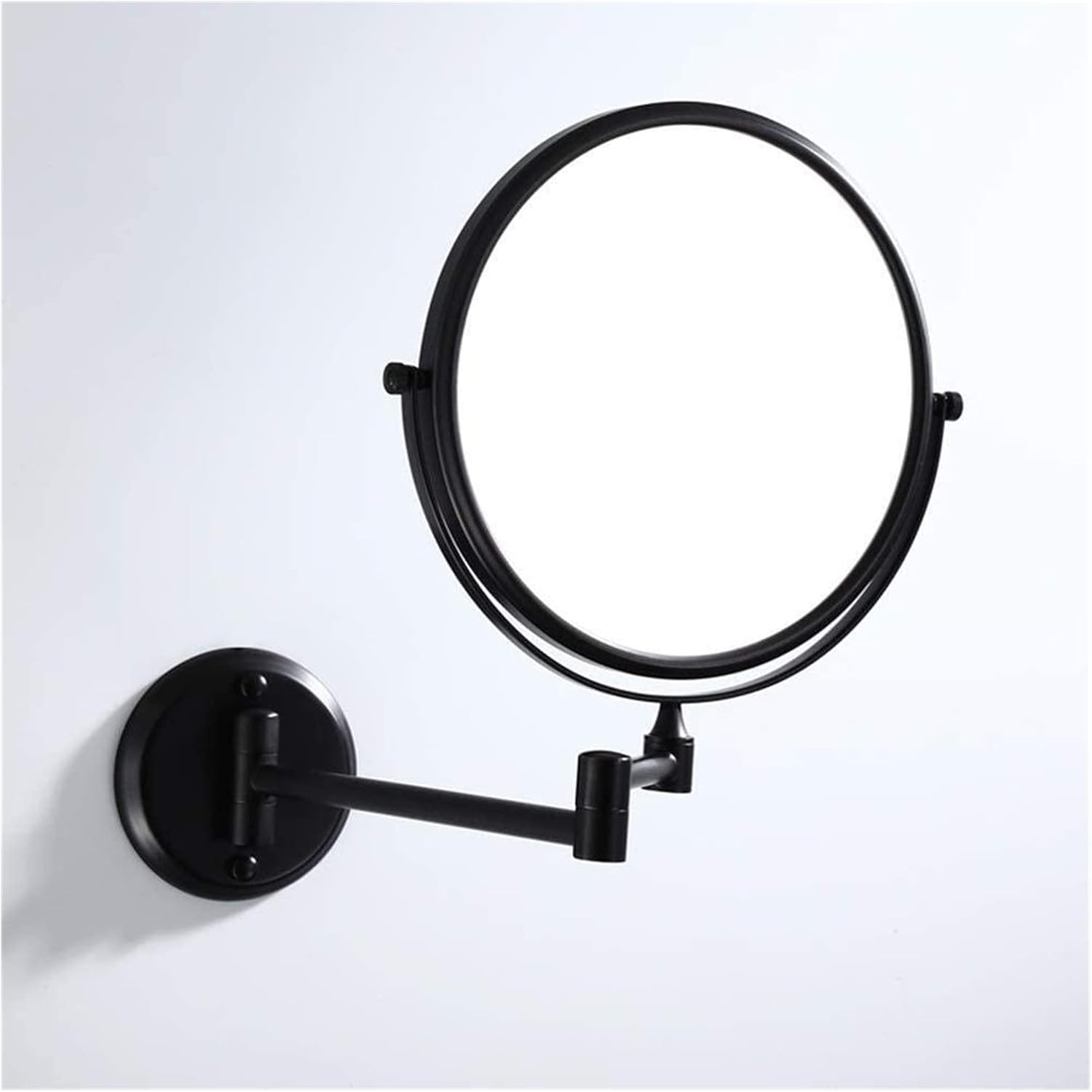 MOTOZA Cosmetic Vanity Mirror Wall-Mounted Black Minimalist Bathroom ...