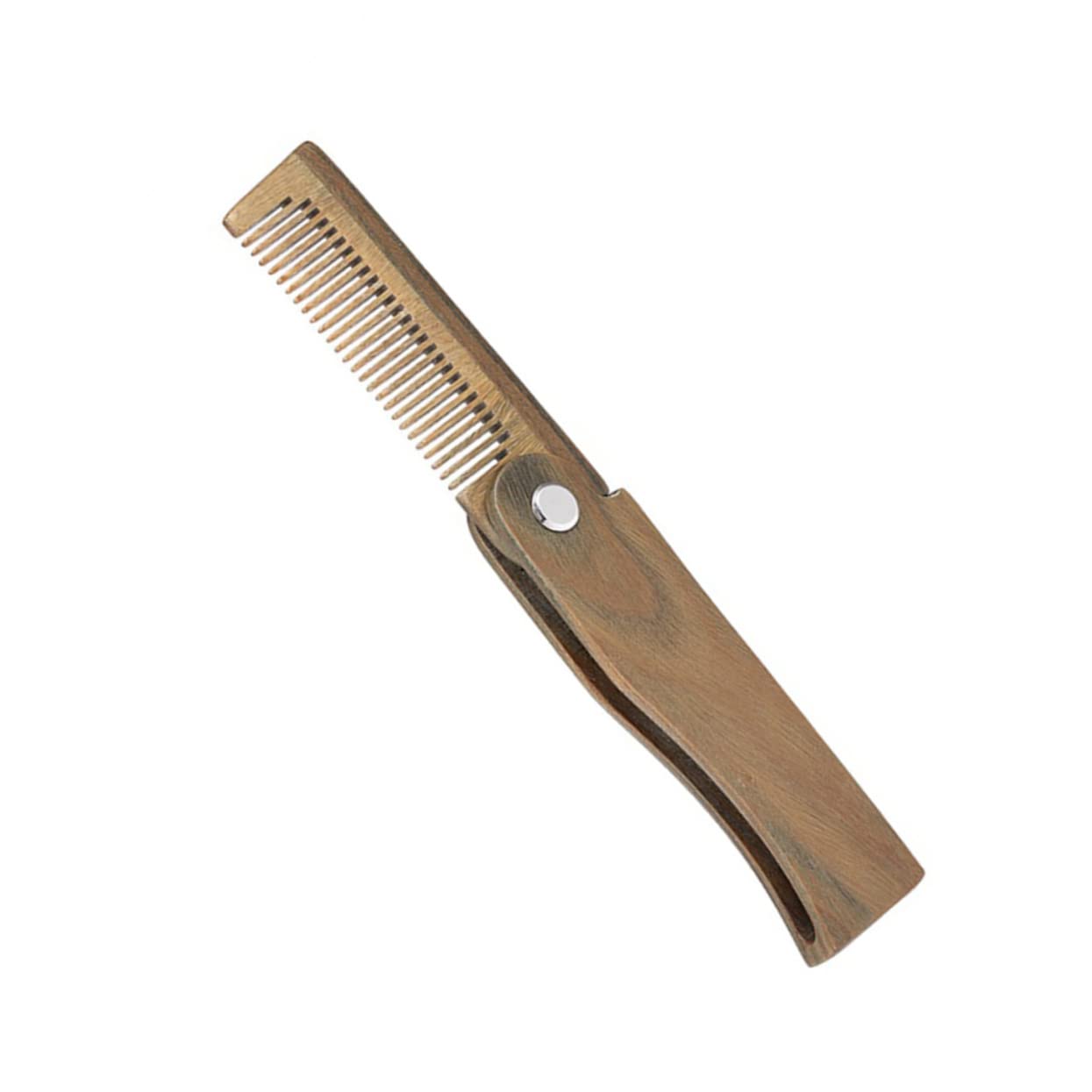 FRCOLOR 3 Pettini in Legno Per Barba Strumento Per Lo Styling Per Uomo Corpo Della Barba Maschile