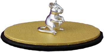 Amazon.co.jp: 置物 干支 銀製 子・鼠・ねずみ・ネズミ 子鼠 立 手下