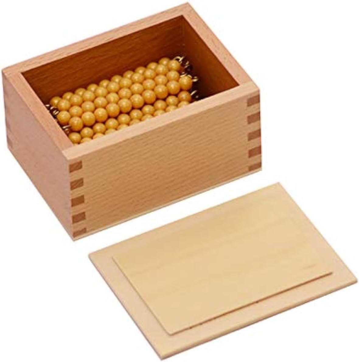 Elite Montessori 45 Golden Bead Bars of 10 with Box