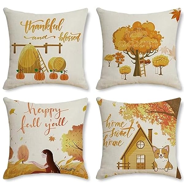 Zocunzi Federe per Cuscini 70x70cm Autunno Federe per Cuscini Velluto Copri Cuscini per Divano Decorativi,Copricuscino Divano Quadrati per Divano Sedia Cuscini Camera da Letto Cuscini Arredo CR-526