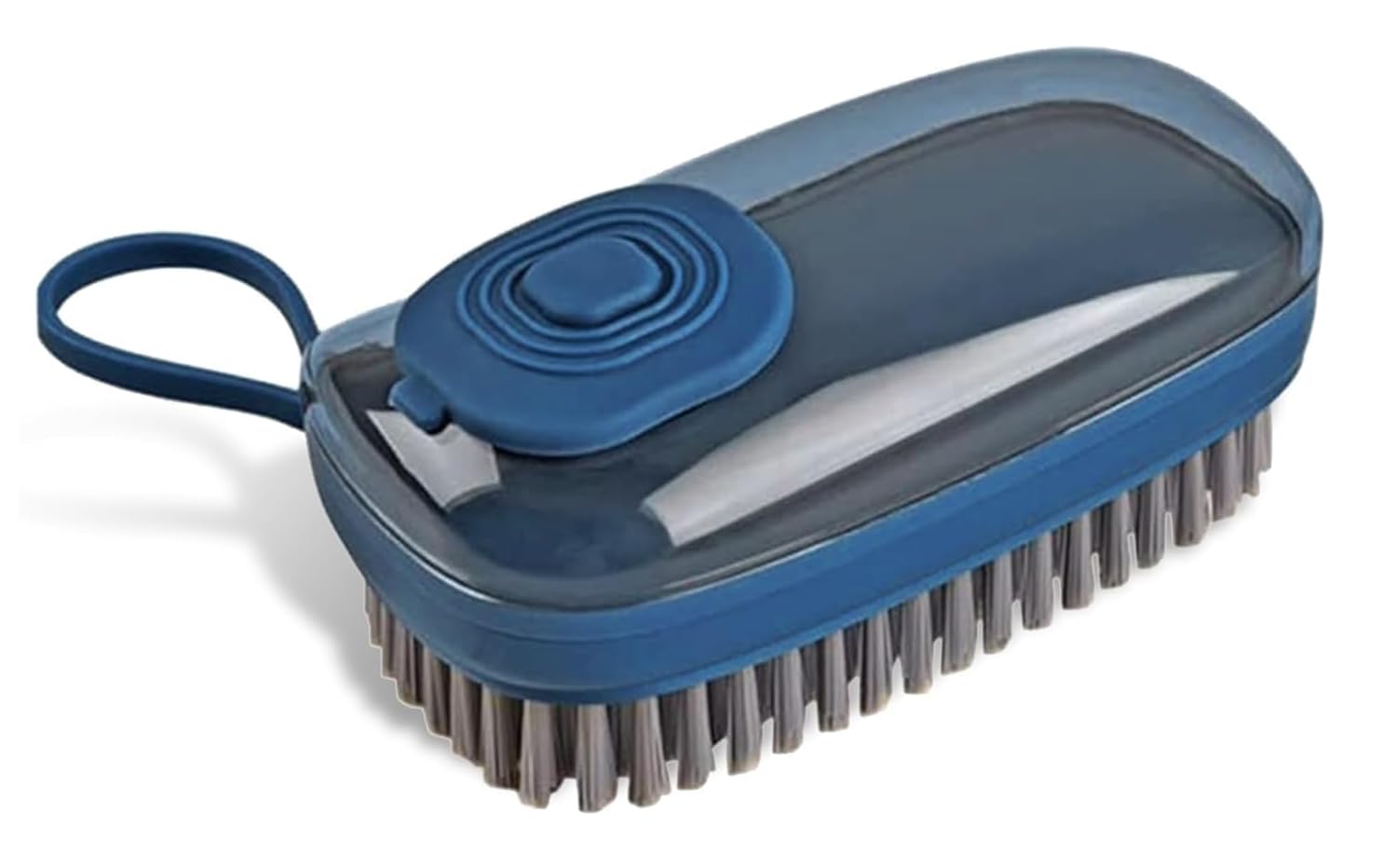 ROKTRY Cloth Cleaning Brush Soap Dispenser Scrub Cleaning Brush Household Cleaning Tools Washing Brush for Laundry Cloth Shoe, Good Scrubber Cleaner for Bathroom Kitchen Tub Shower Sink Carpet-Multi-image-0