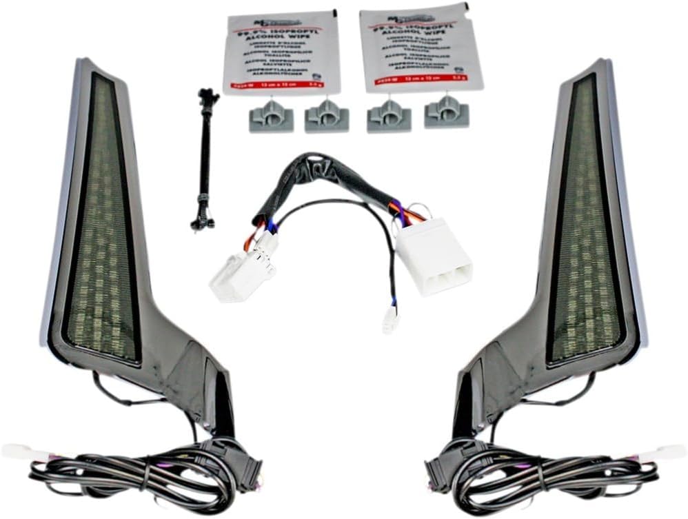 Custom Dynamics CD-FASCIA-HD-CS Fascia LED Panel - Chrome With Smoked Lens