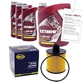  Inspektionskit MANNOL Extreme 5W-40 für Mercedes-benz E 320 Cdi Kombi T S T 280