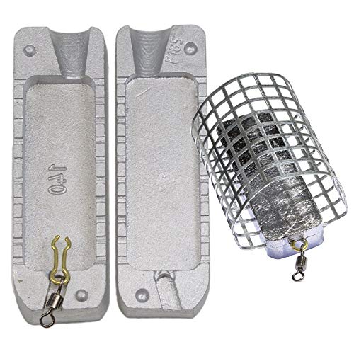 SwimFeeder Cage Pesca Sinker stampo 140g Carp Fishing nuoto barbel carpa