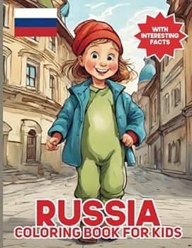 Paperback Russia Coloring Book For Kids: With Interesting Facts Book