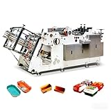 Industrial Hamburger Paper Box Making Machine | Fully Automatic High-Speed Forming Machine for Custom Disposable Fast Food Hamburger Boxes | with Adjustable Paper Delivery & Gluing System