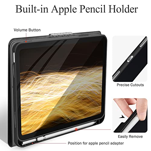 AUAUA Case for iPad (A16) 11th/10th Generation (2025/2022, 11/10.9-inch), with Pencil Holder, Auto Sleep/Wake - Image 3