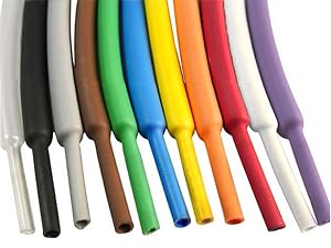 Electriduct 3/8" Heat Shrink Tubing 2:1 Shrinkable Tube Cable Sleeve - 10 Feet (Black)