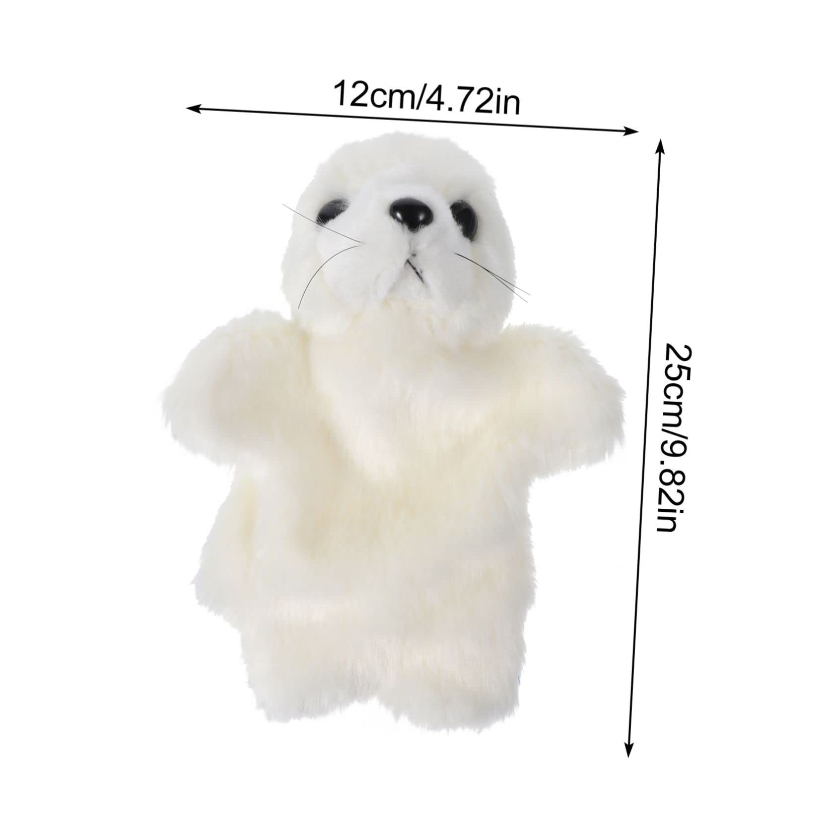 Abaodam 6piezas Títeres De Mano De Animales para Bebés De Delfín y León Marino Muñecos De Peluche Adorables para Interacción y Cuentacuentos para Desarrollo Creativo y Relaciones