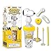 Snoopy Magic Mixer – Kids Make Their Own Chocolate Milk | Safe Bladeless Milk Mixer | BPA-Free Cup | Easy, Quiet | Official Snoopy Licensed