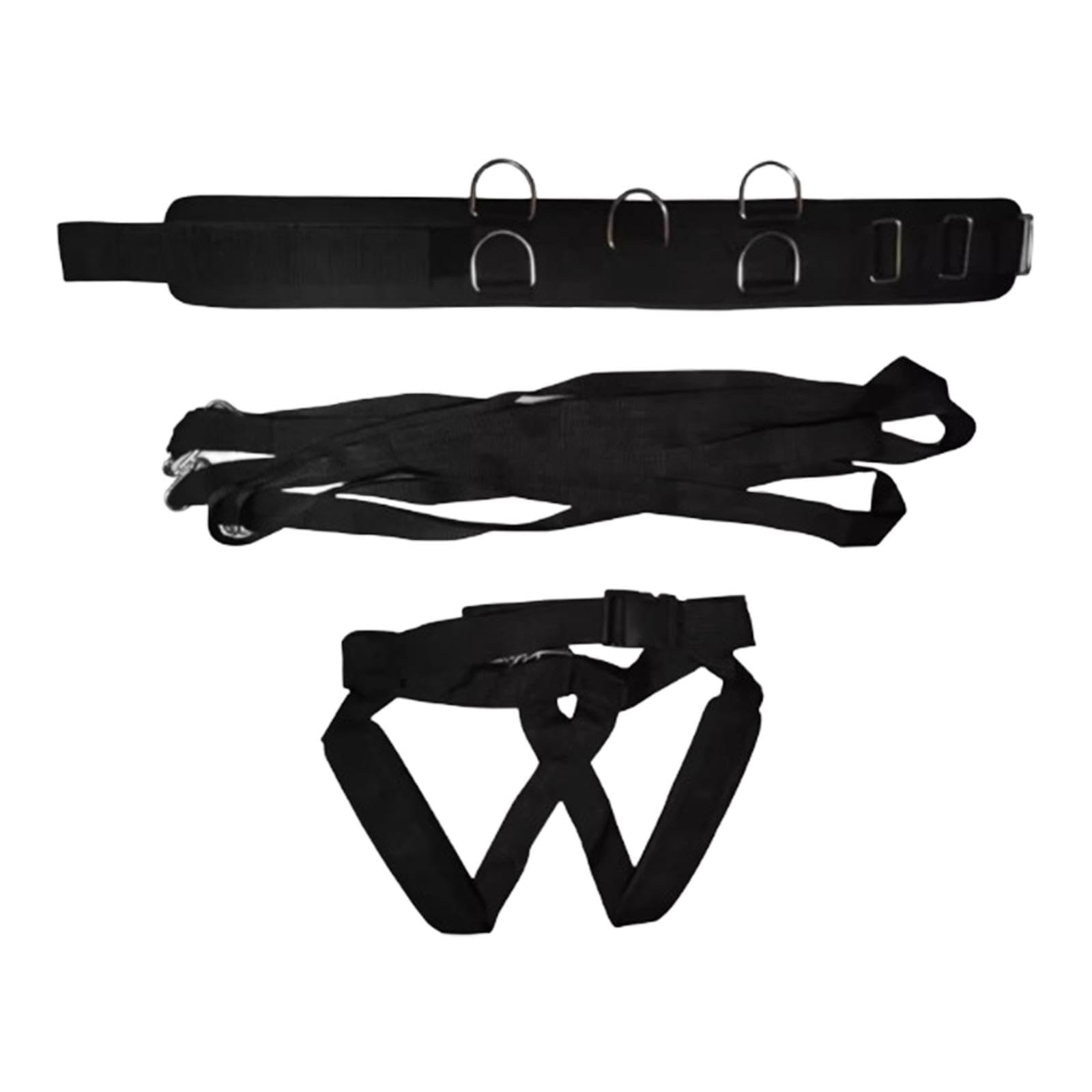 Gralara Cinghie di Traino per Slitta con Pesi, Imbracatura per Slitta, con Pesi per L'allenamento da Corsa, Accessori per Attrezzatura