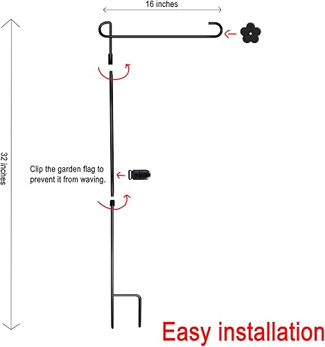 Miniatura 7 de AMZFLAG Bandera de jardín de línea azul fina de 12 x 18 pulgadas, banderas bordadas de jardín de policía para exteriores, bandera americana pequeña