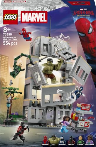 LEGO Marvel L'affrontement légendaire Entre Spider-Man et Hulk 76350