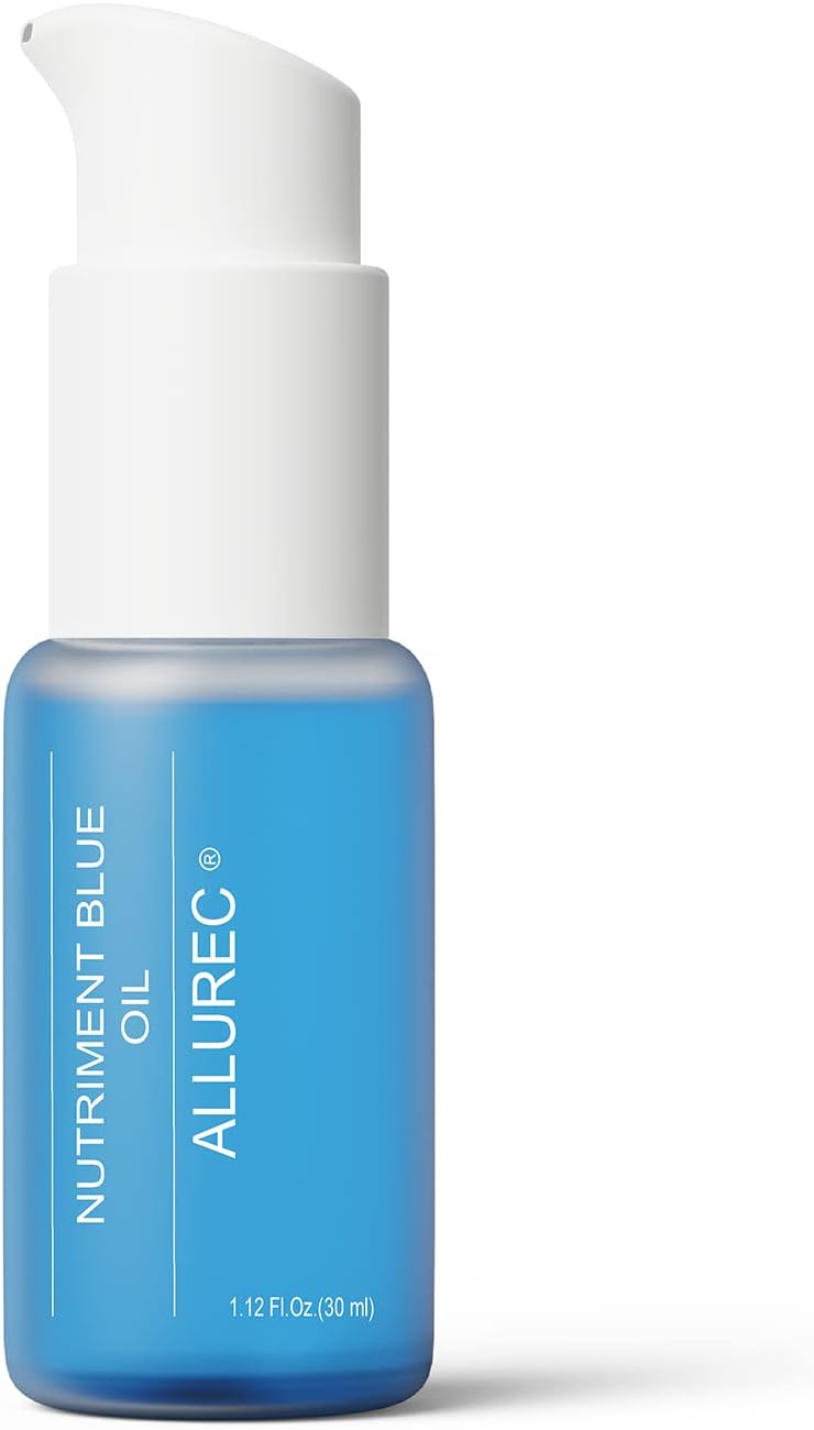 AllureC® Blue Beauty Oil Luxury Beauty Facial Moisturzing Oil for Face Lips Dry Skin Midnight Recovery Essential Oil Concentrate