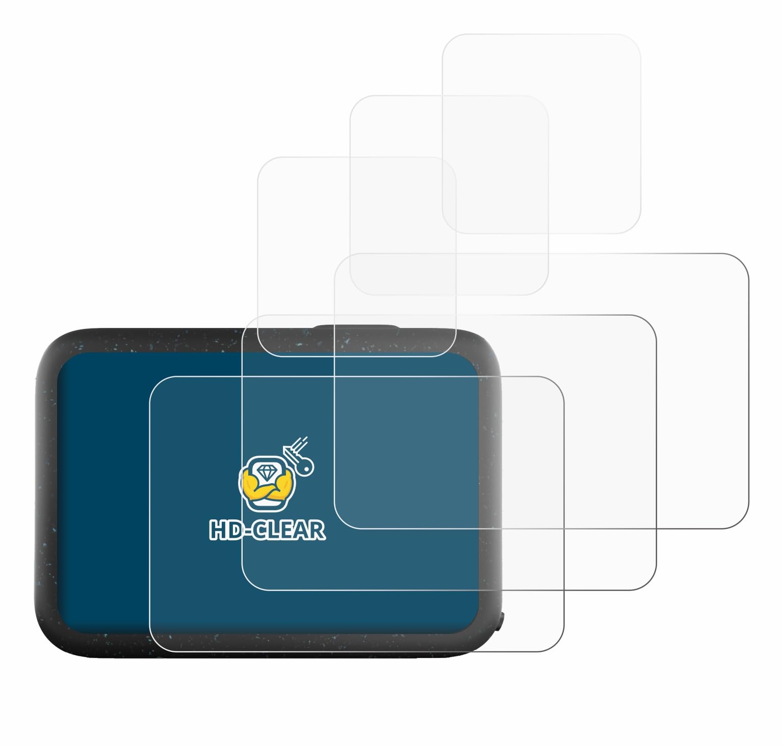 brotect 6-Pack Screen Protector compatible with GoPro Hero 12 Black - HD-Clear Protection Film