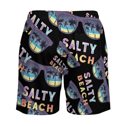 Beach Vacation Printed Mens Swim Trunks with Quick-Drying Lining Beach Shorts for Outdoor Sports4