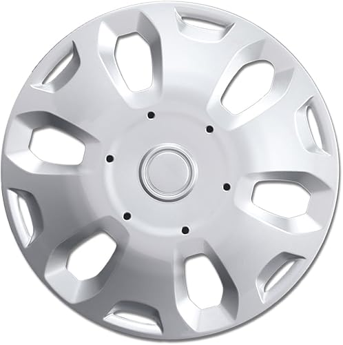 CNNELL 1 tapacubos de 15 pulgadas para llanta completa compatible con Ford Transit Connect Van 2010-2013 9T1Z1130A, 9T161130AA, 1 unidad CNNELL 1 tapacubos de 15 pulgadas para llanta completa compatible con Ford Transit Connect Van 2010-2013 9T1Z1130A, 9T161130AA, 1 unidad