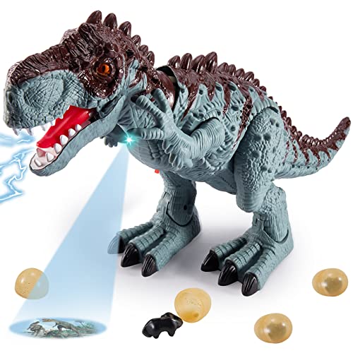 HYAKIDS Dinosaurier Spielzeug Groß mit Dino Eier, Elektrisches Dinosaurier...