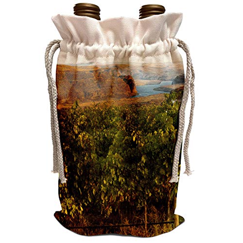 3dRose Danita Delimont - Wineries - USA, Washington, Columbia Valley. Cave B Winery - US48 RDU0531 - Richard Duval - Wine Bag (wbg_148526_1)