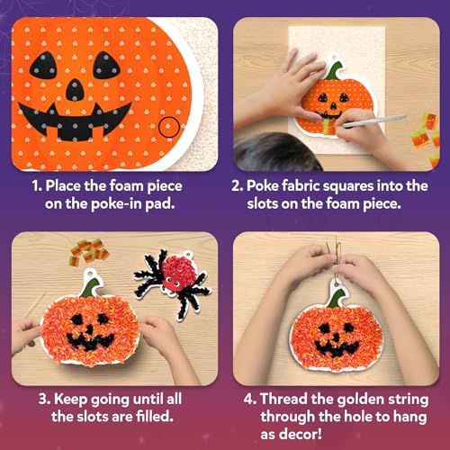 Image of Skillmatics Poke-in Art - Halloween Decor, DIY Wood Craft Kit for Kids