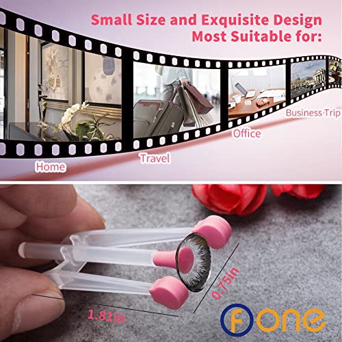 Ofone Contact Lens Remover Tool For Soft Lenses, Contact Lens Applicator With Tweezers And Case, Portable Contacts Inserter And Removal For Traveling (Pink) #TOP5