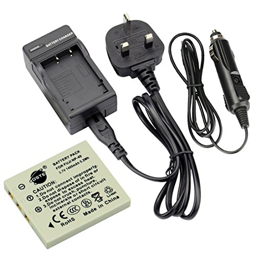 Batterie de remplacement NP-40 DSTE avec chargeur pour FinePix Z3 Z5fd et Samsung SLB-0737