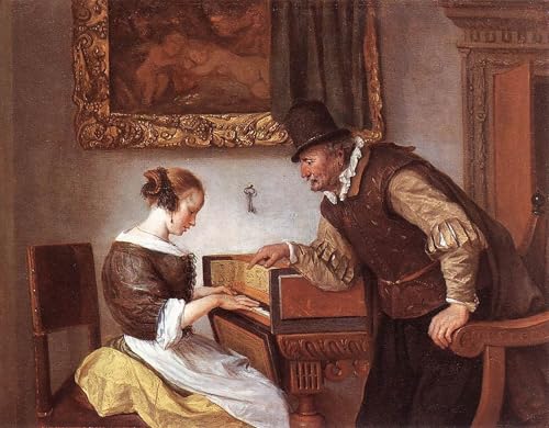 Peinture murale Jan Havickszoon Steen impression toile haut de gamme