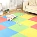E.enjoy-Tapis Puzzle en Mousse Enchevêtrement Grand EVA Mousse Puzzle Tuiles De Protection Tapis De Sol for Fitness Exercise Formation Pilates Maison Workout Yoga Gym Enfants 60 cm X 60 cm