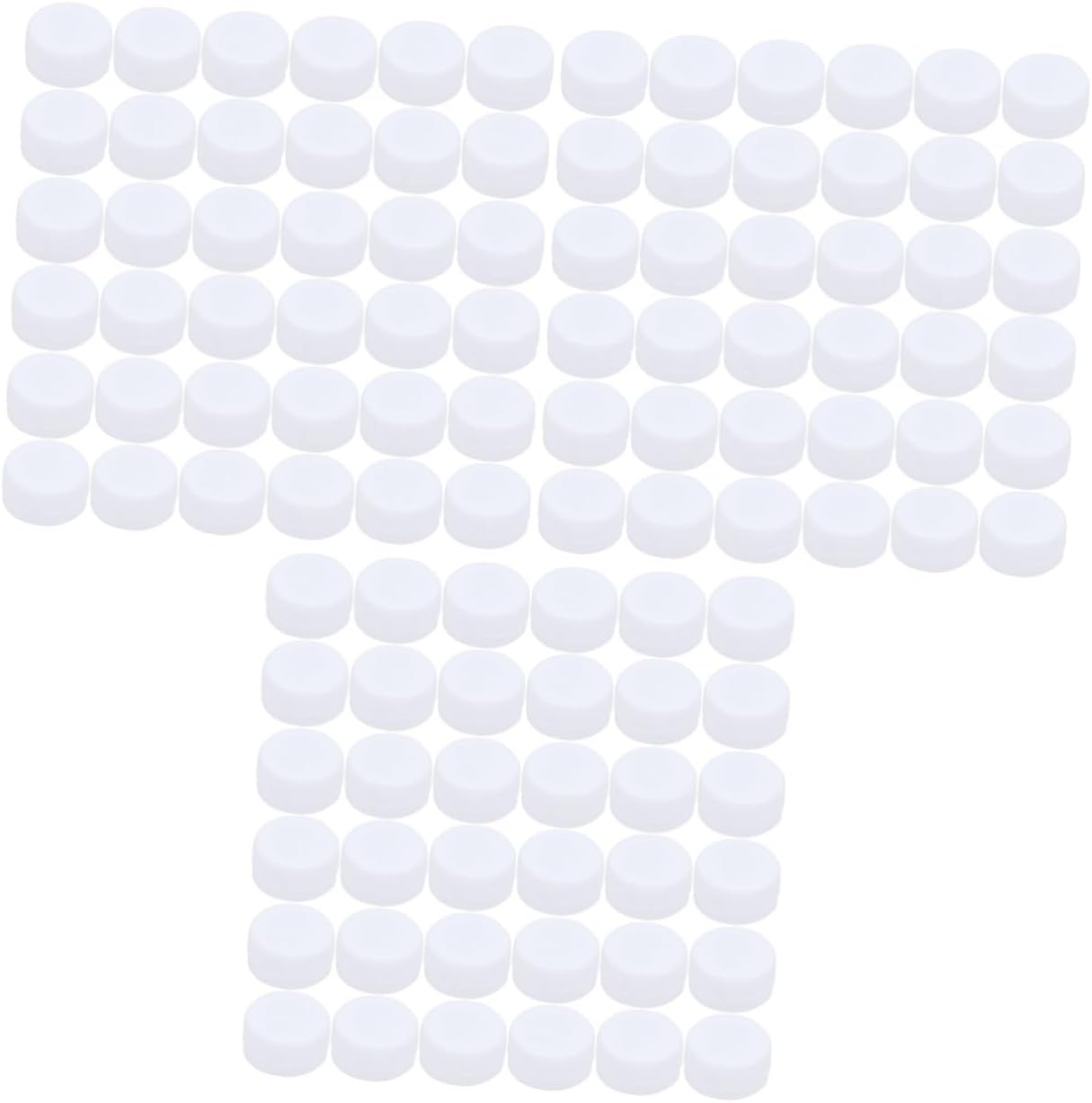 Luxshiny 600pcs Plastic Bottle Caps Crafting Material for Drinks and Beverages Versatile and Easy to Use for Home Brewing and Creative Projects