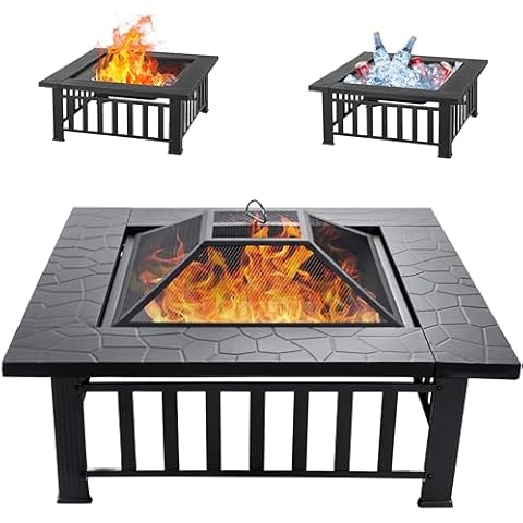 EcoNook 32-Inch Fire Pit Table Cover