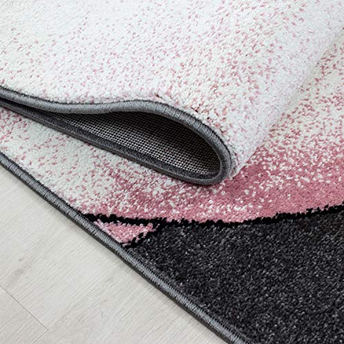 Muratap Vloerkleed Kids Olifant Roze - Laagpolig Tapijt Kindervloerkleed Babykamer, Kinderkamer, Speelkamer OEKO-TEX Gecertificeerd - Maat: 160x230 cm - Afbeelding 6