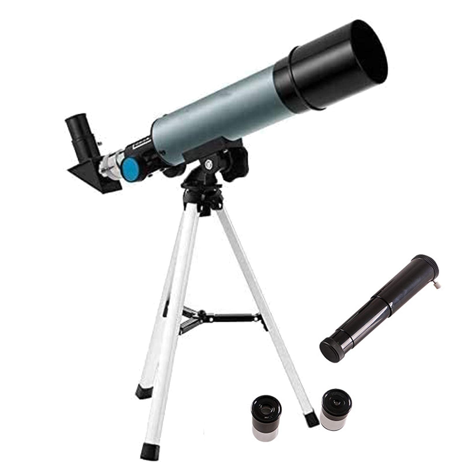 Teleskop astronomiczny dla dzieci dla początkujących astronomii, teleskopy optyczne refraktorowe 360X50mm dla dzieci początkujący luneta monokularowa na zewnątrz