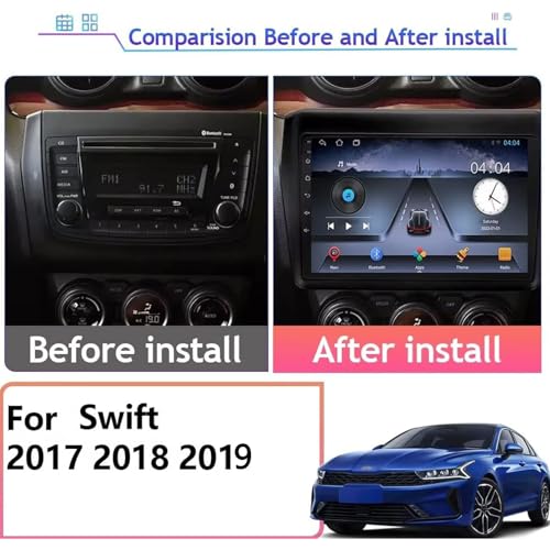 Navegación GPS para Suzuki Swift en tus viajes diarios con pantalla táctil Bluetooth 2