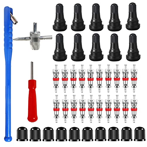 Kit 122 Pezzi Per Riparazione Valvole Pneumatici – Rimuovi E Sostituisci Valvole Auto E Bici - 2