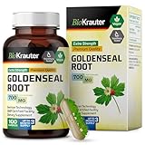 BIO KRAUTER® Goldenseal Root - Pure & Vegan Goldenseal Capsules 700mg/serving 100 Caps - Immune & Respiratory...