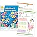 School Zone Math 3-Pack Workbook Set: 192 Pages, 1st Grade, 2nd Grade, Word Problems, Addition, Subtraction, Time, Money, Fractions, Place Value, Fact Families, Ages 6-8