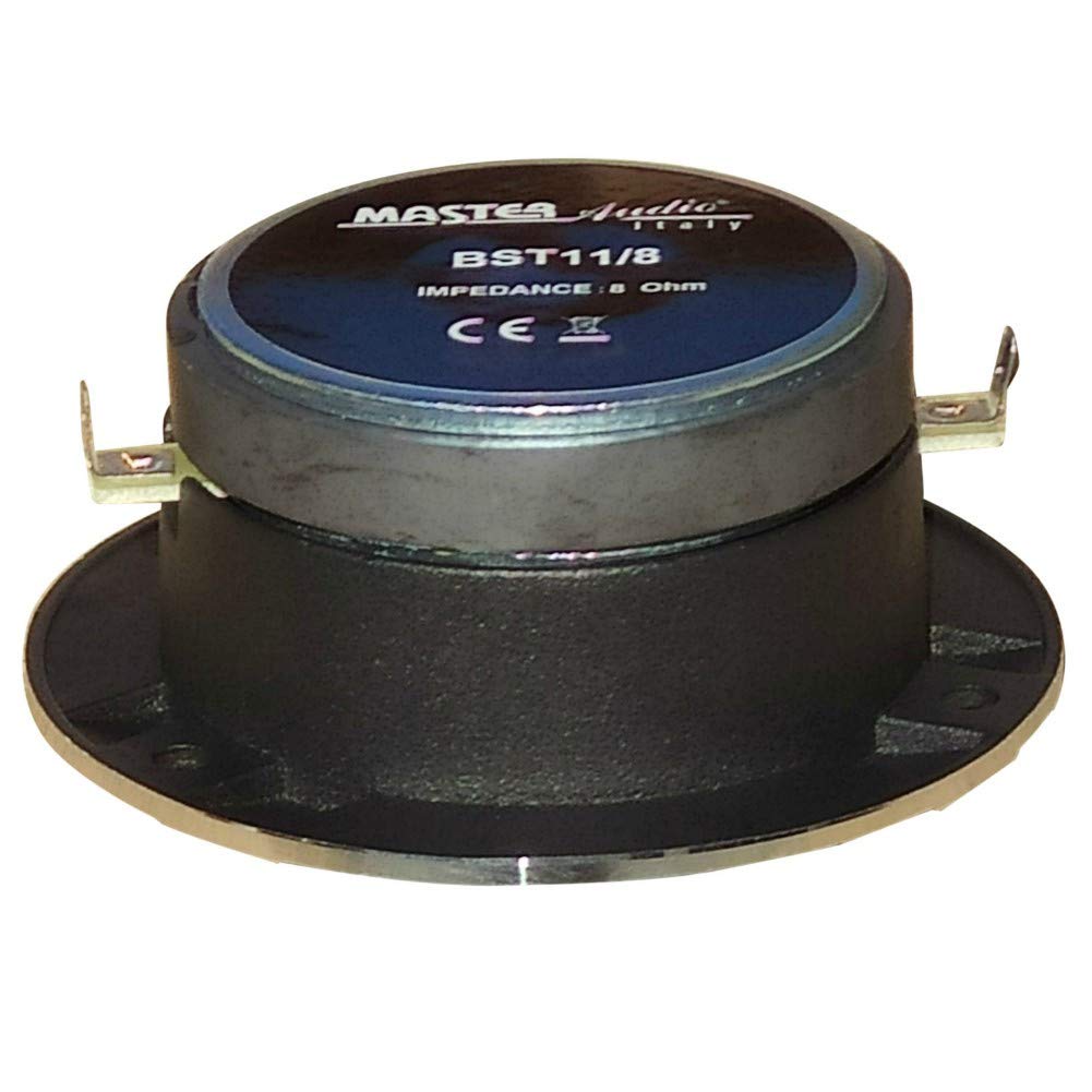 MASTER AUDIO 2 Super Tweeter BST11/8 BST 11/8 avec 175 Watts rms et 350 Watts Max 9,80 cm de diamètre 98 DB 8 ohms 3,70 cm de Profondeur, la Paire